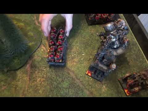 Chaos Dwarfs vs Dark Elves - 2500 Points WHFB 8th Edition