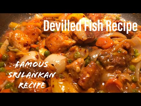 Easy Devilled Fish Recipe | Sri Lankan Fish Deval #bansricookingadventure #fishdevilled
