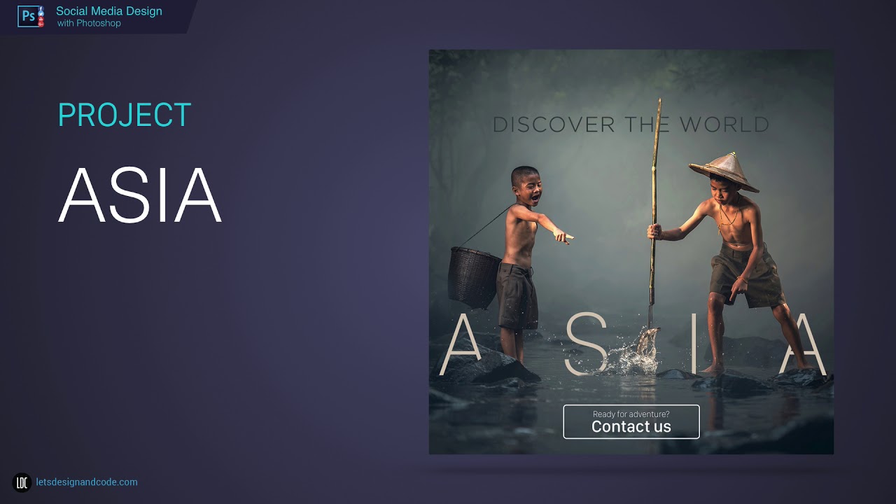 How a real design is done with Photoshop.