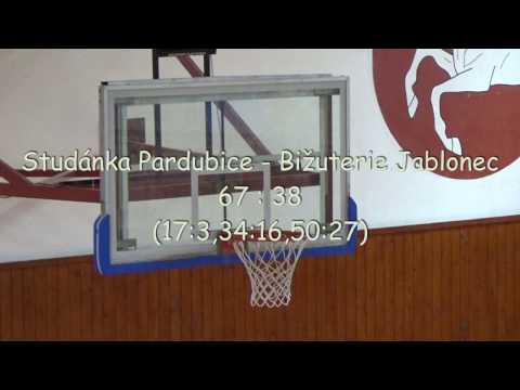 2016 1211 Basket U15 Liga U15 Studánka Pardubice - Bižuterie Jablonec