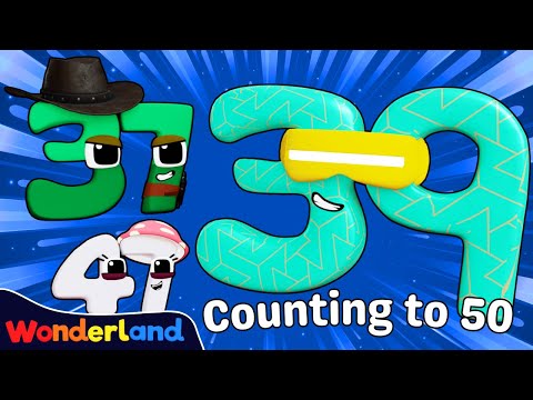 Wonderland: Counting to Fifty | Learn to Count 1 to 50