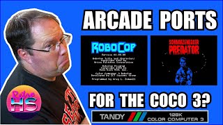 LET'S PLAY Arcade Games On The TRS-80 Color Computer 3