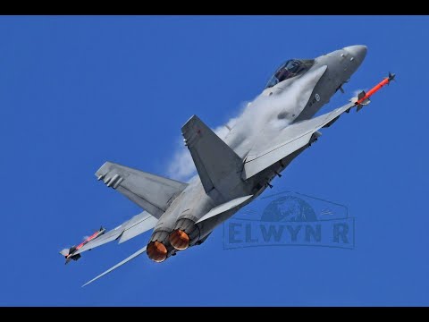SPECTACULAR Finnish Air Force F-18 Hornet Display RIAT 2019  Best Hornet Demo Ever?