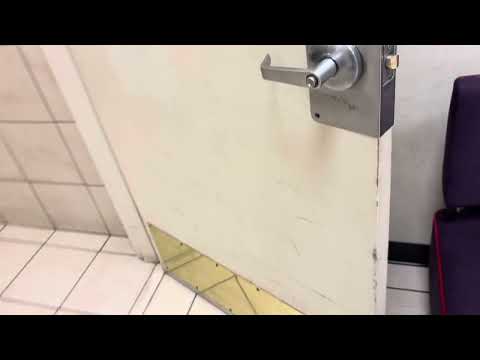 13,404: Nov 14: JCPenney Family Restroom door hitting the door jam | Read Description