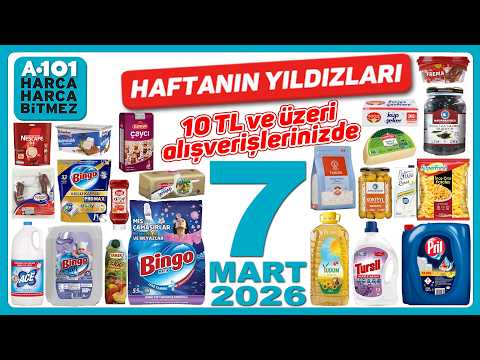 A101 7 MART 2026 | A101 İNDİRİMLERİ TEMİZLİK VE GIDA | A101 HAFTANIN YILDIZLARI MARKET FİYATLARI