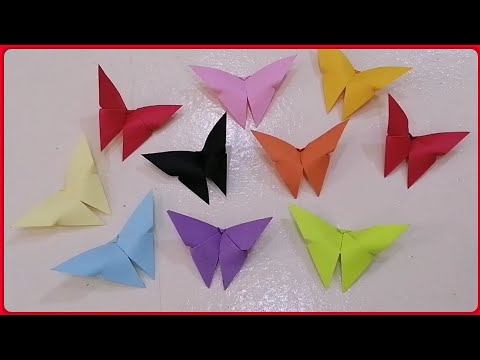 How to make Origami paper Butterfly | Easy Paper Butterfly | Paper Craft