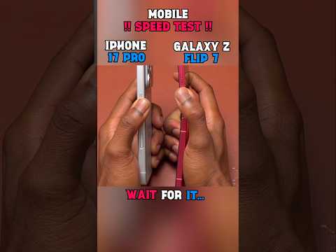 ☠️⚡IPHONE 17 PRO VS GALAXY Z FLIP 7-SPEED TEST!!