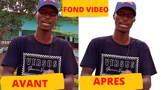 Comment changer l'arrière plan d'une vidéo sans fond vert