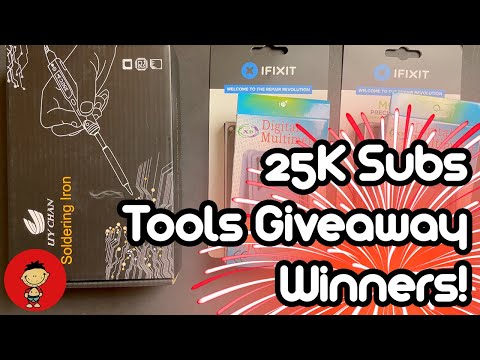 25K Subscriber Tools Giveaway Results! - Borderline OCD