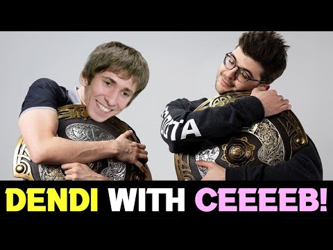 Dendi last pick his Signature Hero "PUCK" with Ceeeeeeb! DOTA 2