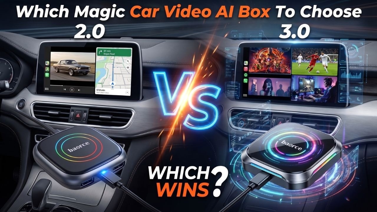 Miniatura da avaliação em vídeo de Magic AI Box 3.0 Ultra CarPlay Box 32GB