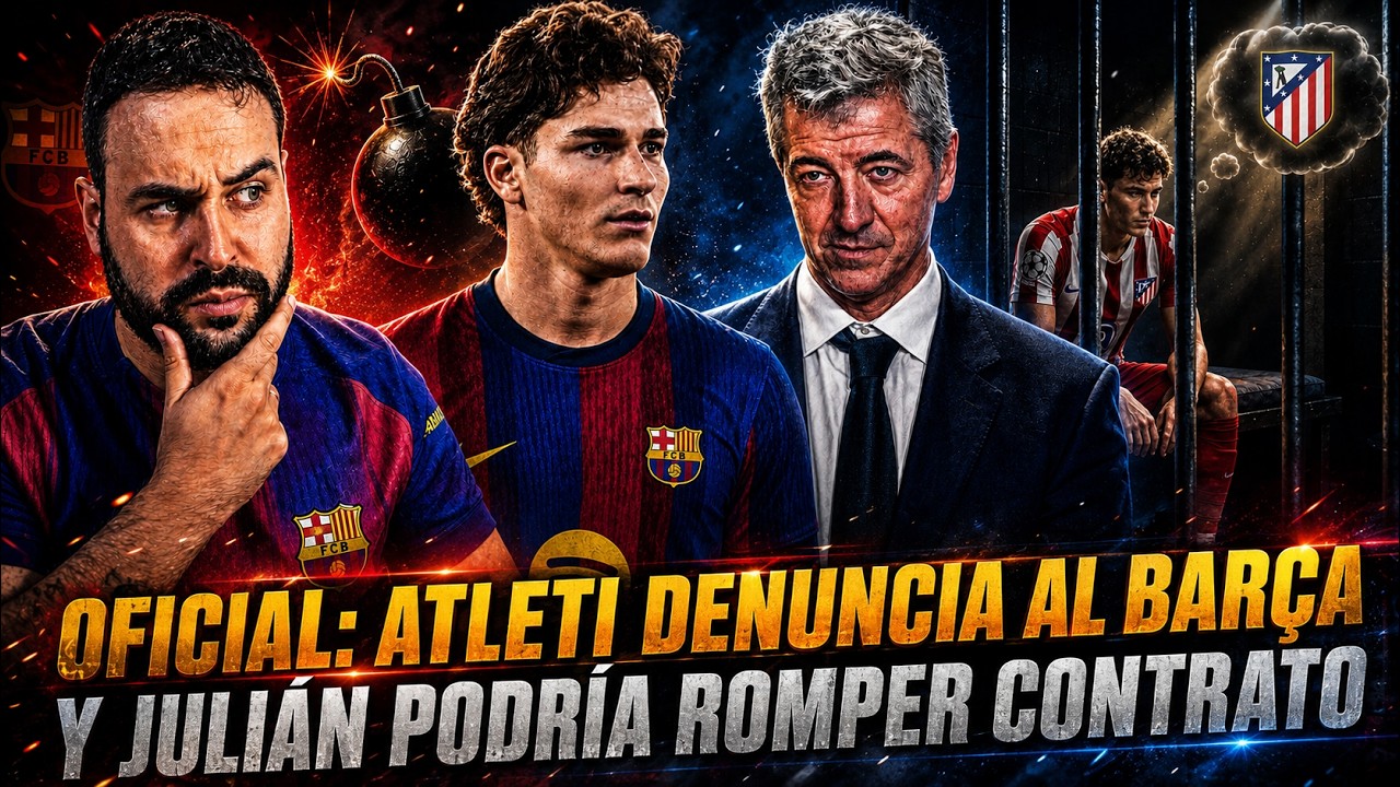 🚨OFICIAL: El ATLETI DENUNCIA al BARÇA por JULIÁN ÁLVAREZ que ¡PODRÍA ROMPER su CONTRATO! LOCURA