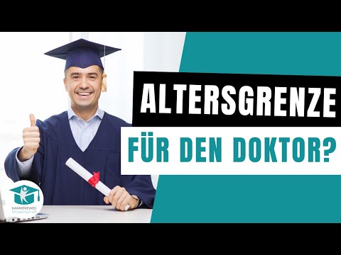 Wann ist man zu alt für die Promotion / Doktorarbeit? 🎓👴🏻👵🏻