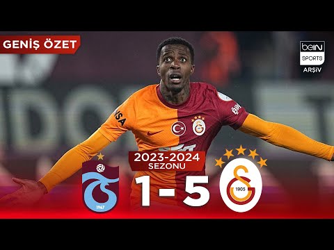 GENİŞ ÖZET: Trabzonspor (1-5) Galatasaray | 21. Hafta - 2023/2024