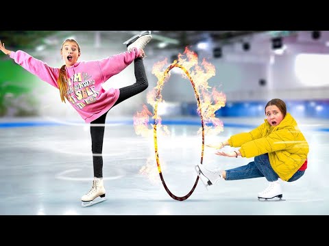 ⛸ Забавни ИЗАЗОВ ЗА КЛИЗАЊЕ НА ЛЕДУ за Nikol i prijatelji | Најбољи видео снимци