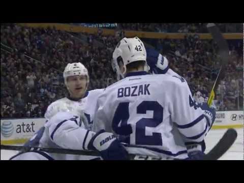 Tyler Bozak Scores 2nd - Sabres @ Leafs - 04/03/2012