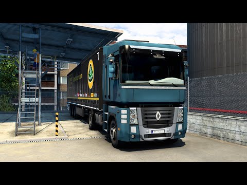 Logistics ROBTRANS  RENAULT MAGNUM  / EuroTruckSimulator 2 / ZGORZELEC  🇵🇱   ➾  BIELSKO - BIALA  🇵🇱