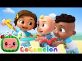 JJ Plays With Toy Cars Planes Submarines Learn Vehicles CoComelon Nursery Rhymes Kids Songs