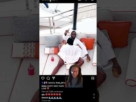 #diddy and #yungmiami on a yacht for #NYE #shorts #celebritygossip #shortsfeed