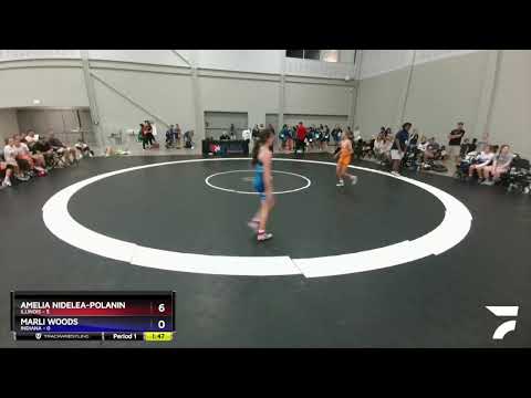 101 Lbs Round 3 (6 Team) - Amelia Nidelea-Polanin, Illinois Vs Marli Woods, Indiana 23af