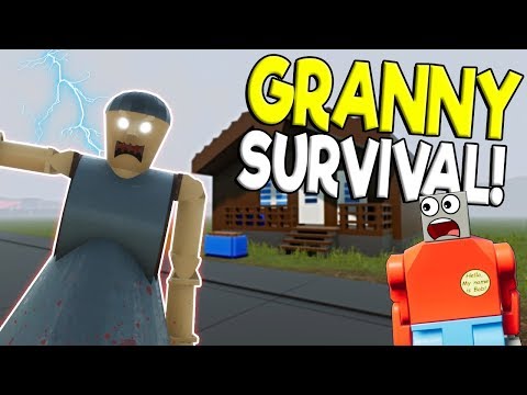 LEGO GRANNY ESCAPE SURVIVAL CHALLENGE! - Brick Rigs Gameplay Challenge - Lego Granny Escape