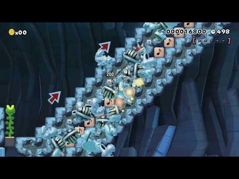 8月20日は僕の誕生日！ 爽快ダッシュマリオ　keep run　 by サブ　りょんりょん - Super Mario Maker - No Commentary 1bn