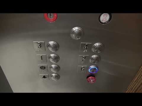 Interesting Dover Traditional Traction Elevators at Morehead Laboratories, UNC in Chapel Hill, NC.