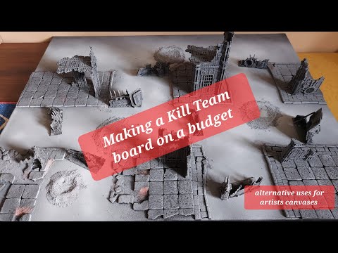 Making a Kill Team board on a budget #killteam #killteam40k #40kterrain