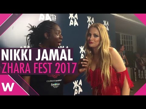 Eurovision 2011 winner Nigar "Nikki" Jamal @ Zhara Fest 2017 in Azerbaijan