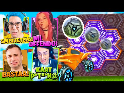 TUBERANZA SCLERA con KAAAT nella MODALITA "DROP SHOT" su ROCKET LEAGUE (MAPPA CREATIVA)