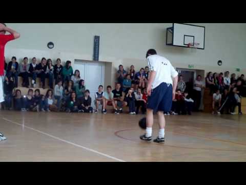 Mateusz Moś & Damian Sierbiński pokaz freestyle football Pluskowęsy czerwiec 2010