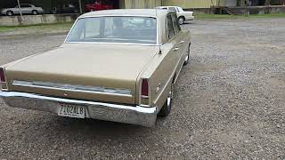 1966 Chevrolet Chevy II Nova 400 Sedan Walk Around and Drive Away