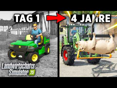 Ich habe 4 Jahre damit verbracht, einen Familienbauernhof aufzubauen! Landwirtschafts-Simulator 25