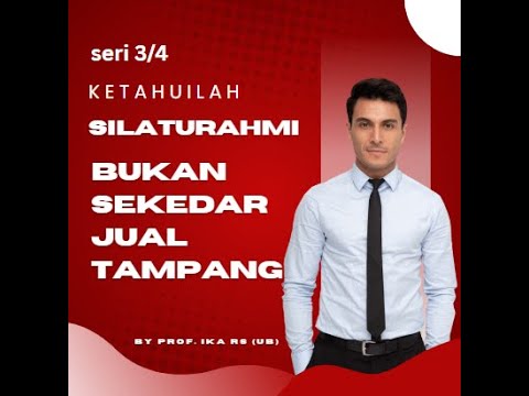 No. 069. Putus Silaturahmi, Hancur Hubungan & Doa Tertolak. Seri 3/4 #masjidistiqlaljakarta