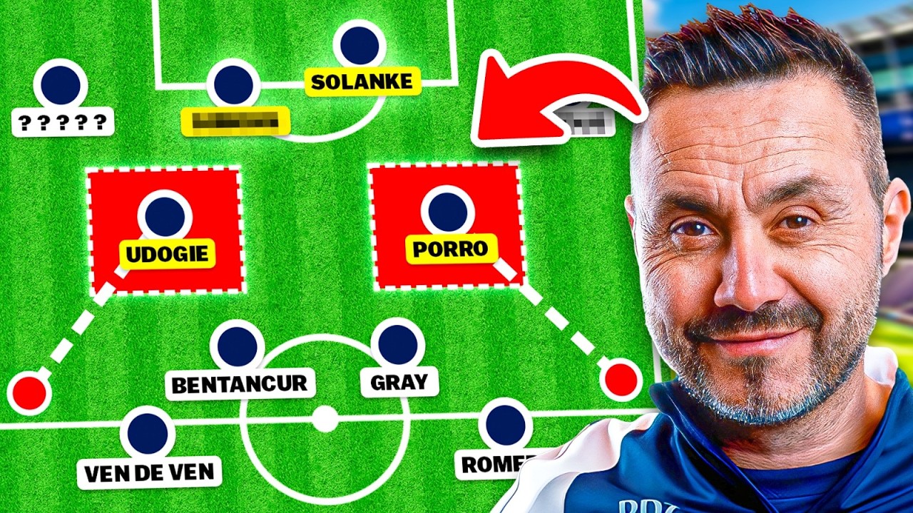 How Tottenham Setup Under De Zerbi.