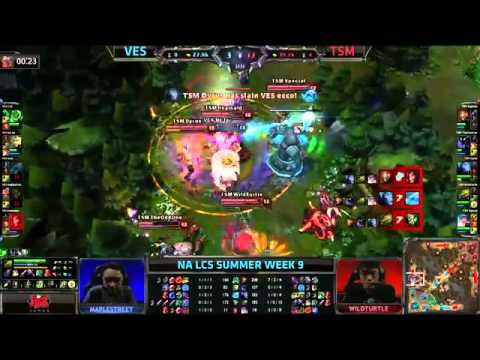 Wildturtle and Dyrus do the submarine   invisible Twitch + Shen ulti   VES vs TSM W9D1 MUST SEE