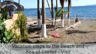 preview picture of video 'Loreto BCS Vacation Beach Home - Steps to the Beach (640x480).mp4'