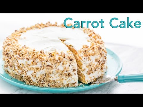 How to Make Soft and Moist Carrot Walnut Cake