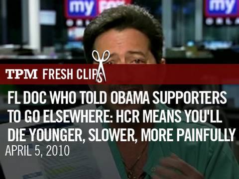FL Doc: HCR Means You'll Die Younger, Slower, More Painfully