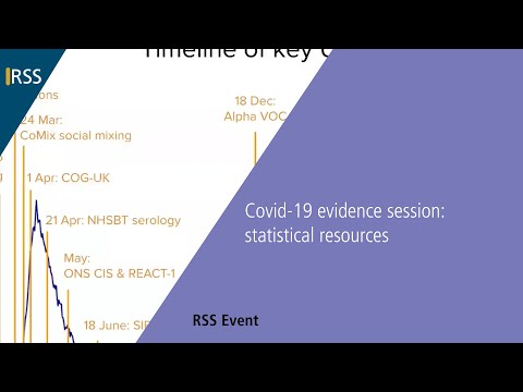 Covid-19 evidence session: statistical resources