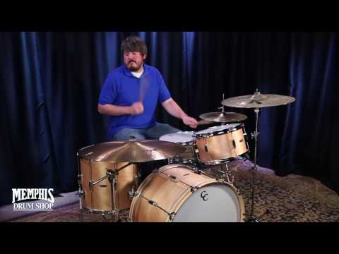 C&C Player Date I Big Band Rock Drum Set 24/13/16 - Natural Mahogany Satin