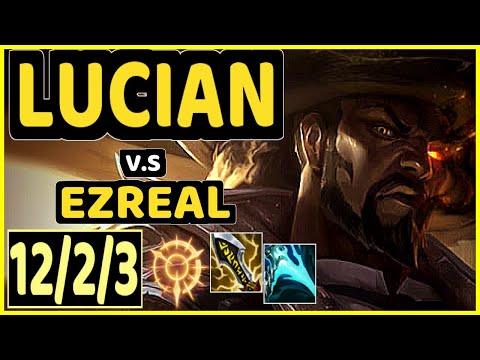 HADES (LUCIAN) vs EZREAL - 12/2/3 KDA BOTTOM ADC CHALLENGER GAMEPLAY - EUW