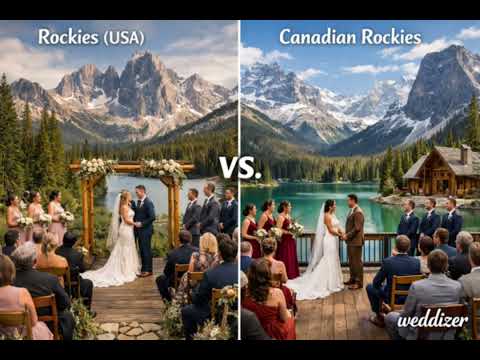 Which side of the Rockies would you choose for your dream wedding?