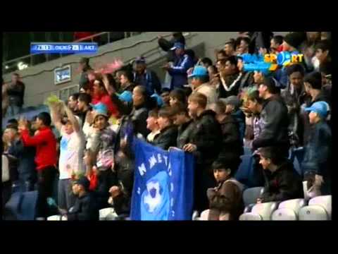 Гол Дмитрия Сычева в матче Премьер-Лиги «Окжетпес» — «Актобе»