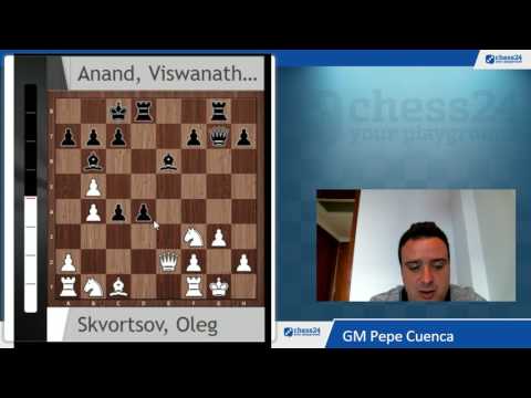 Vishy Anand sacrificando dama "Like a boss"     (Skvortsov vs Anand)