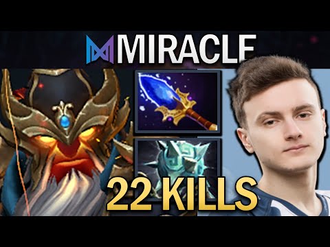 Ember Spirit Dota 2 Gameplay Nigma.Miracle with Aghanims and 22 Kills - TI12