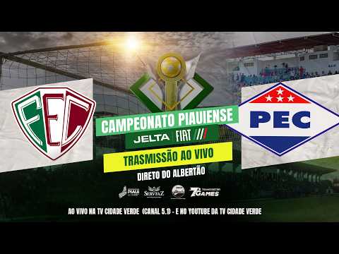 Fluminense-PI x Piauí | AO VIVO |  Campeonato Piauiense Jelta Fiat 2026 - Semifinal (Ida)