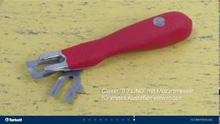 Tarkett Verlegevideo - Linoleum verlegen: Verlegung von Tarkett Linoleum