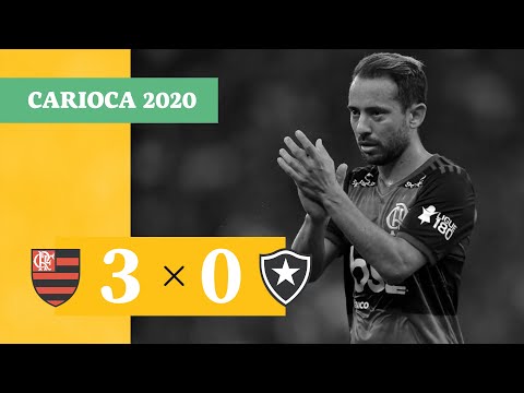 FLAMENGO 3 X 0 BOTAFOGO  -GOLS - 07/03 - CAMPEONATO CARIOCA 2020