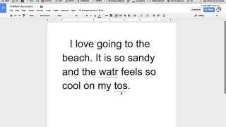 How to use spell check in google docs